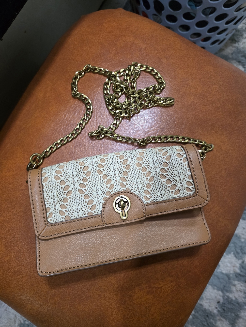 Small Boho Fossil Bag